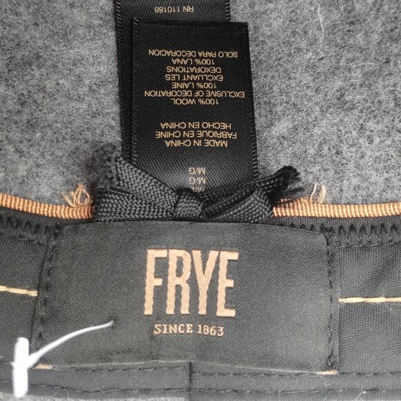 Frye Felt Panama Wool Fedora Hat Size M/L - Picture 8 of 10